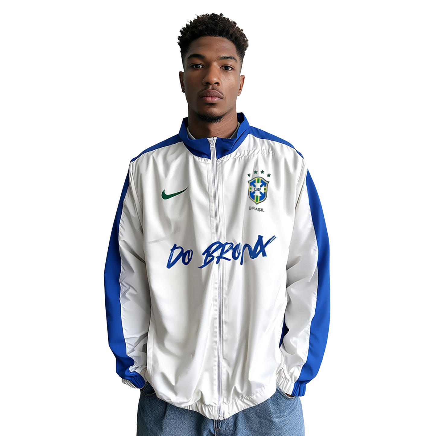 Charles Oliveira x Brasil Windbreaker Blue